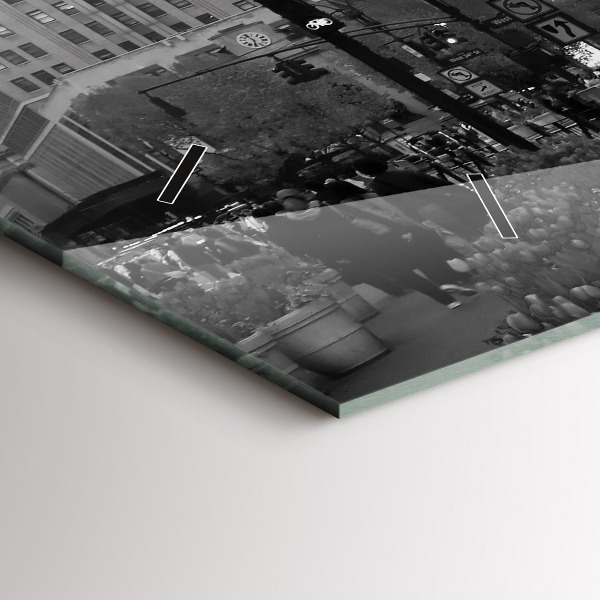 Orologio rettangolare Manhattan e i taxi