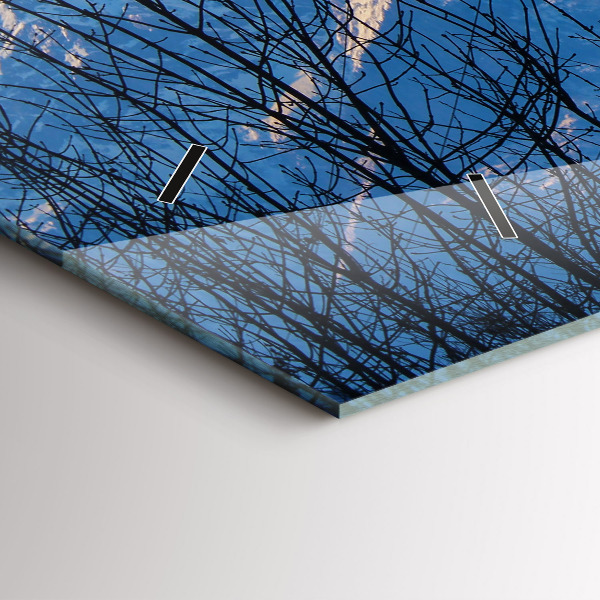 Orologio rettangolare Vista sulle montagne