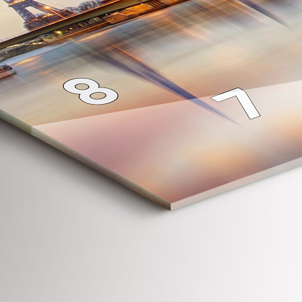 Orologi orizzontali Panorama con la Torre Eiffel