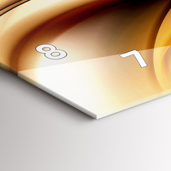 Orologio rettangolare Onda astratta