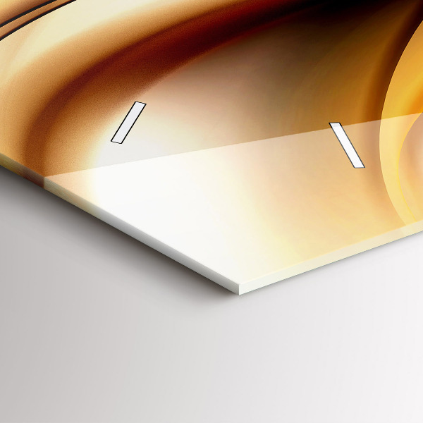 Orologio rettangolare Onda astratta