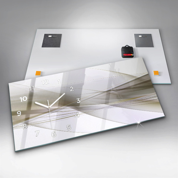 Orologio rettangolare Astrazione luminosa