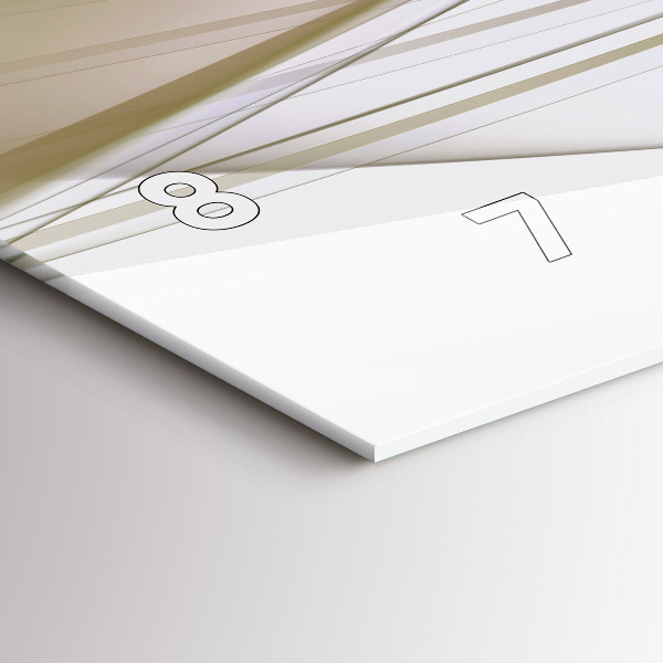 Orologio rettangolare Astrazione luminosa