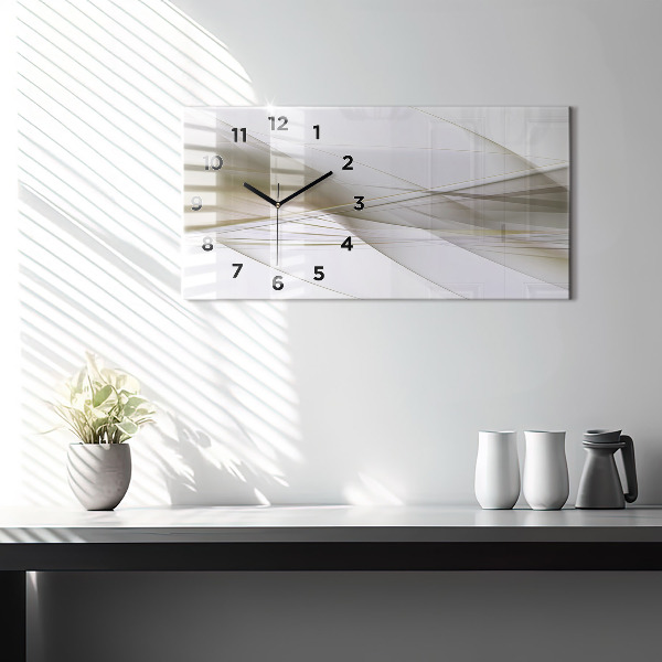 Orologio rettangolare Astrazione luminosa