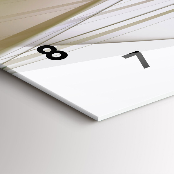 Orologio rettangolare Astrazione luminosa