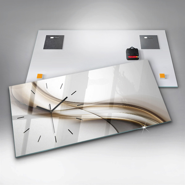 Orologio rettangolare Linee astratte