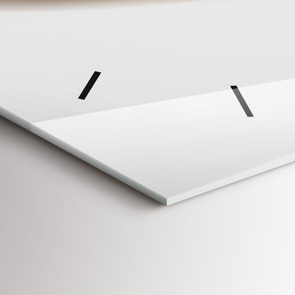 Orologio rettangolare Linee astratte