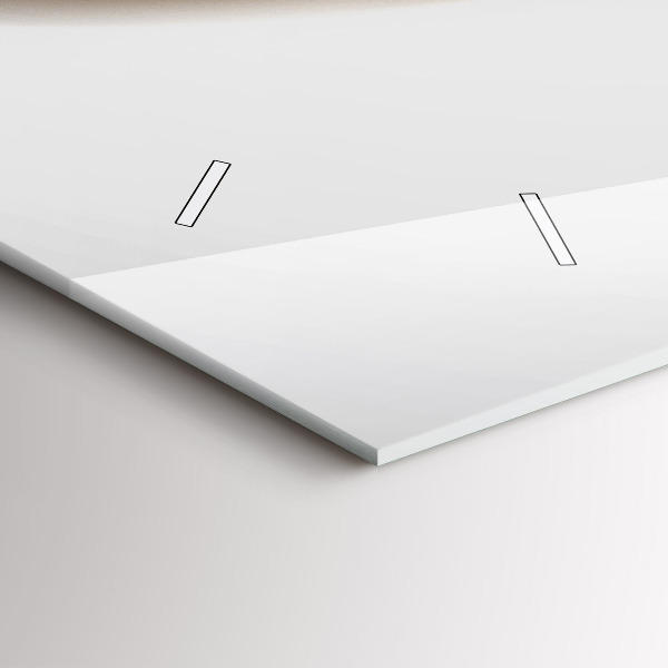 Orologio rettangolare Linee astratte