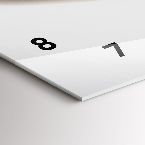 Orologio rettangolare Linee astratte