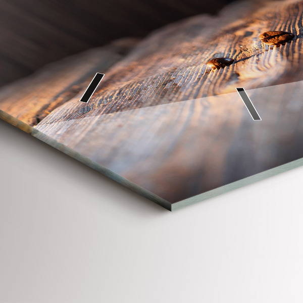 Orologio rettangolare Una tazza di caffè