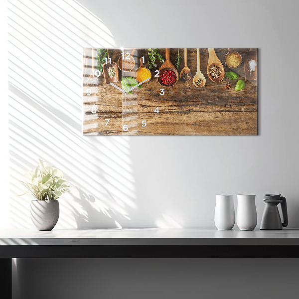 Orologio rettangolare Cucchiai di spezie