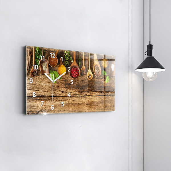 Orologio rettangolare Cucchiai di spezie