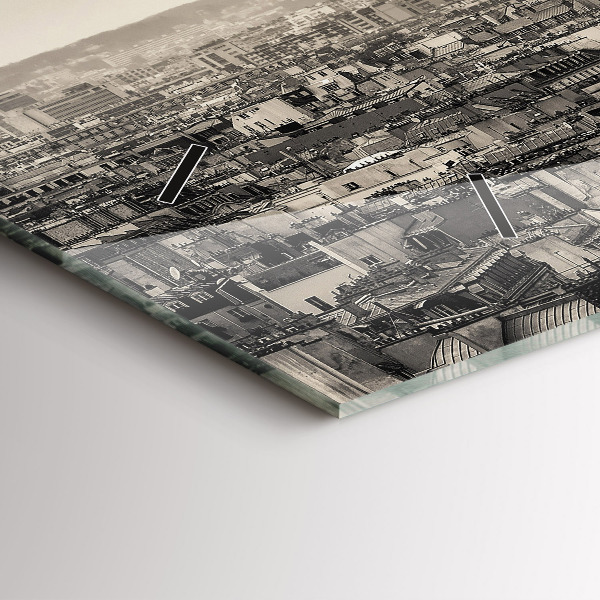 Orologio rettangolare Panorama paesaggistico di Parigi