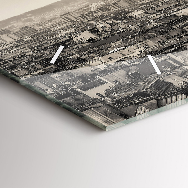 Orologio rettangolare Panorama paesaggistico di Parigi