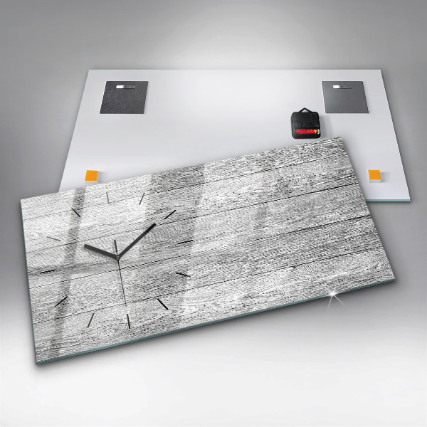Orologio rettangolare Pannelli in legno