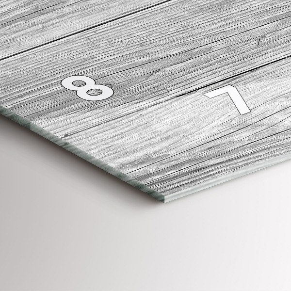 Orologio rettangolare Pannelli in legno