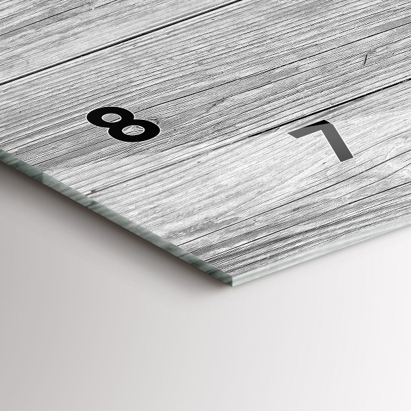 Orologio rettangolare Pannelli in legno