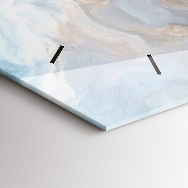 Orologio rettangolare Modello in marmo