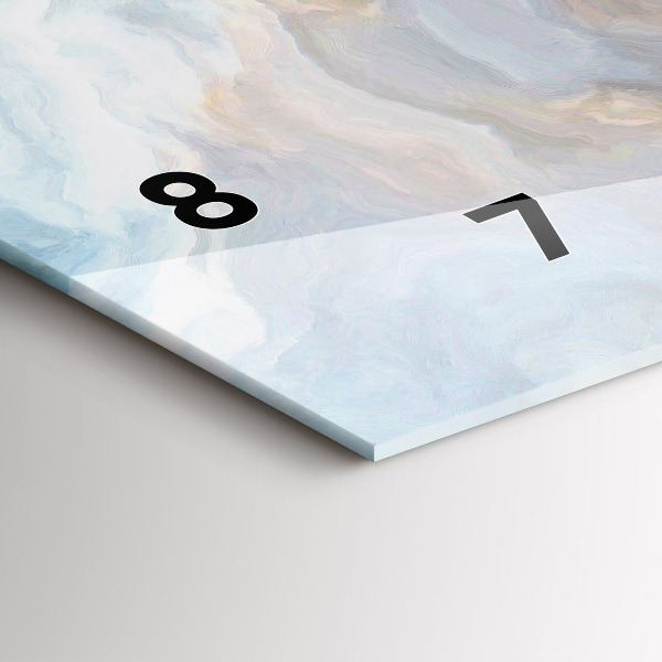 Orologio rettangolare Modello in marmo