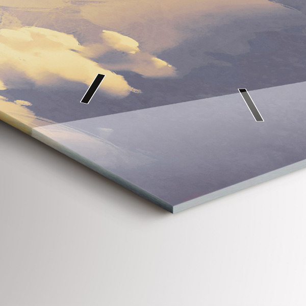 Orologio rettangolare Navi di carta