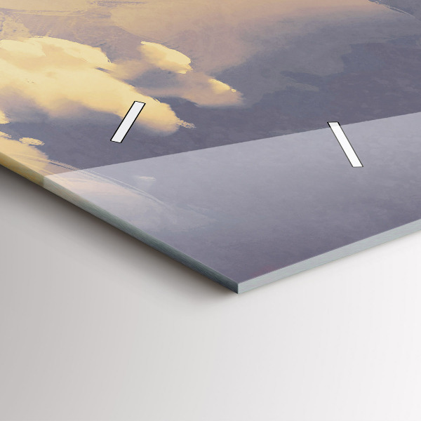 Orologio rettangolare Navi di carta