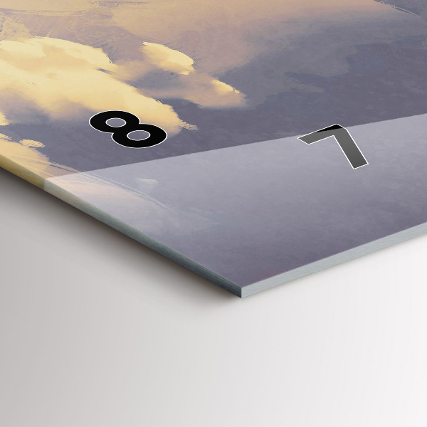 Orologio rettangolare Navi di carta