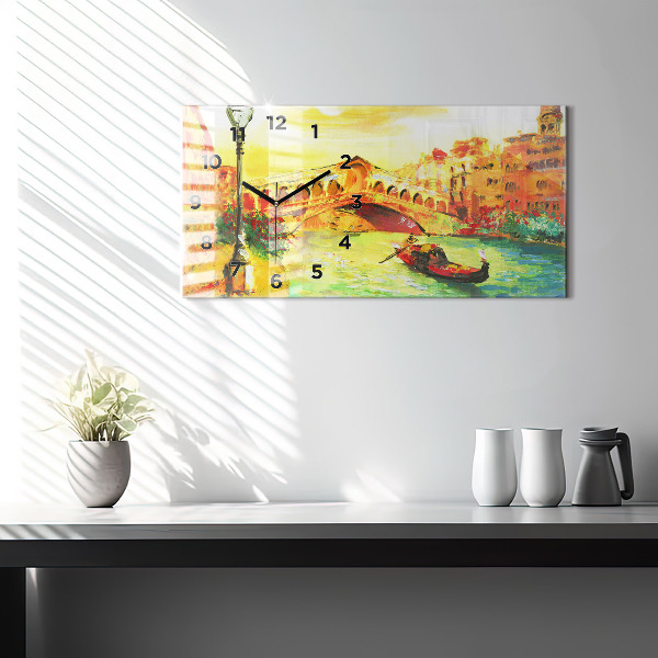 Orologio rettangolare Venezia Ponte di Rialto