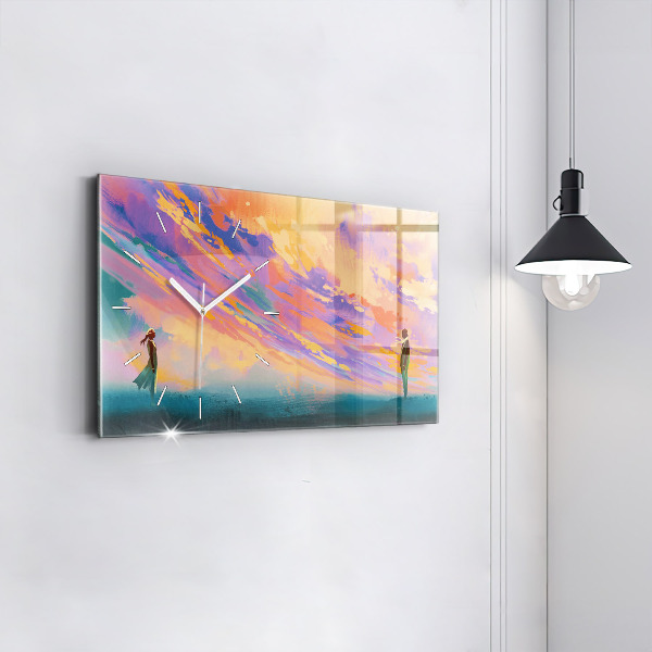 Orologio rettangolare Amore platonico