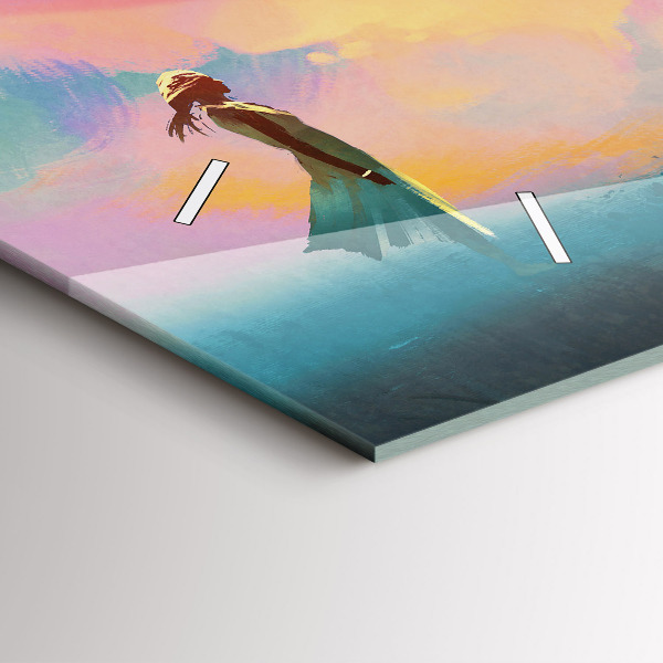 Orologio rettangolare Amore platonico