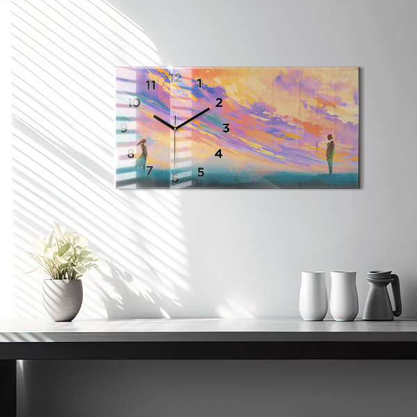 Orologio rettangolare Amore platonico