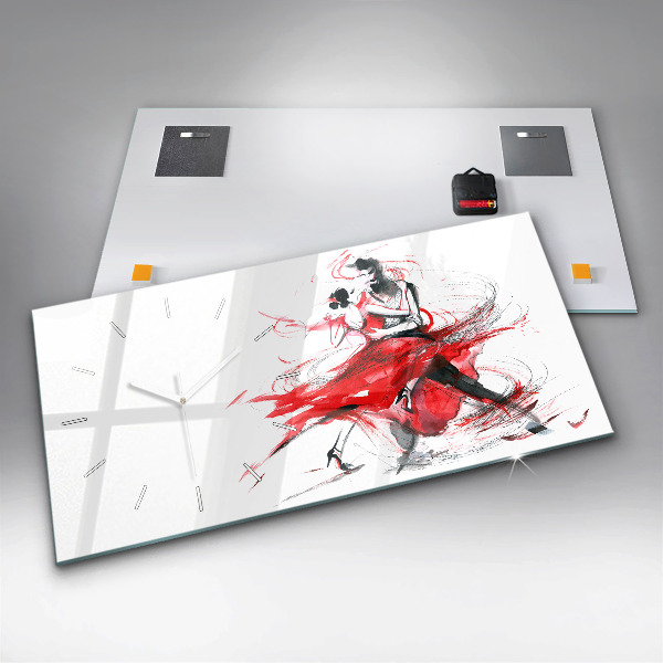 Orologio rettangolare Coppia danzante