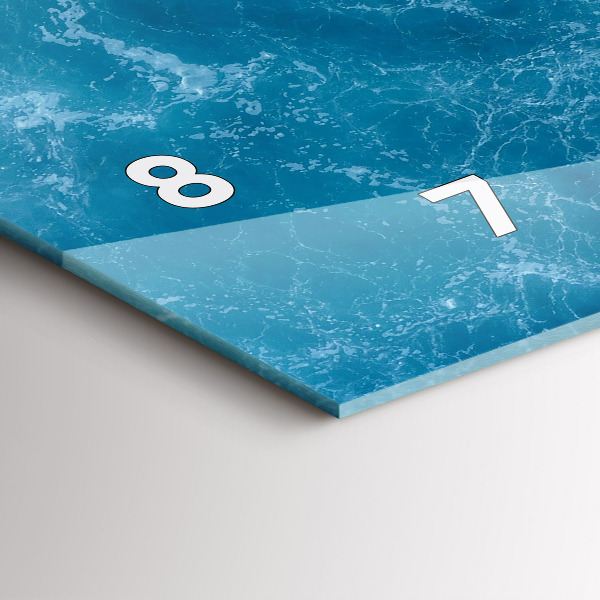 Orologio rettangolare Acqua di mare