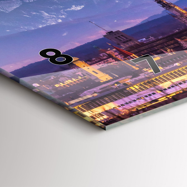 Orologio rettangolare Alpi tedesche Monaco di Baviera