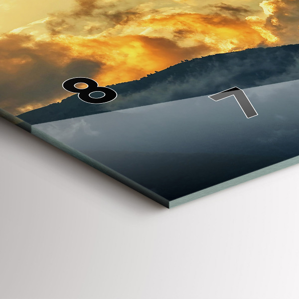 Orologio rettangolare Volo in mongolfiera tra le nuvole