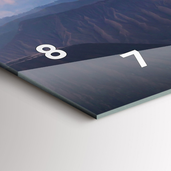 Orologio rettangolare Bellissimo paesaggio