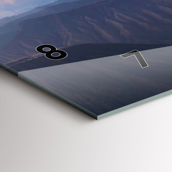 Orologio rettangolare Bellissimo paesaggio