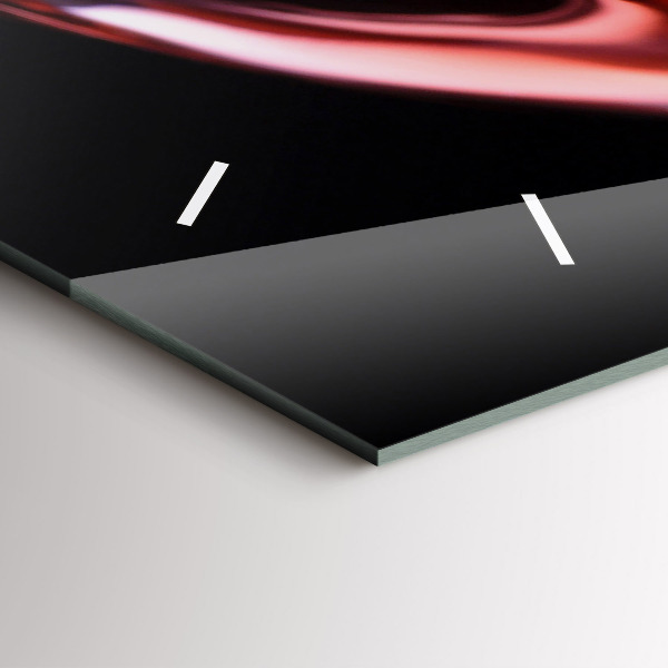 Orologio rettangolare Bicchiere di vino