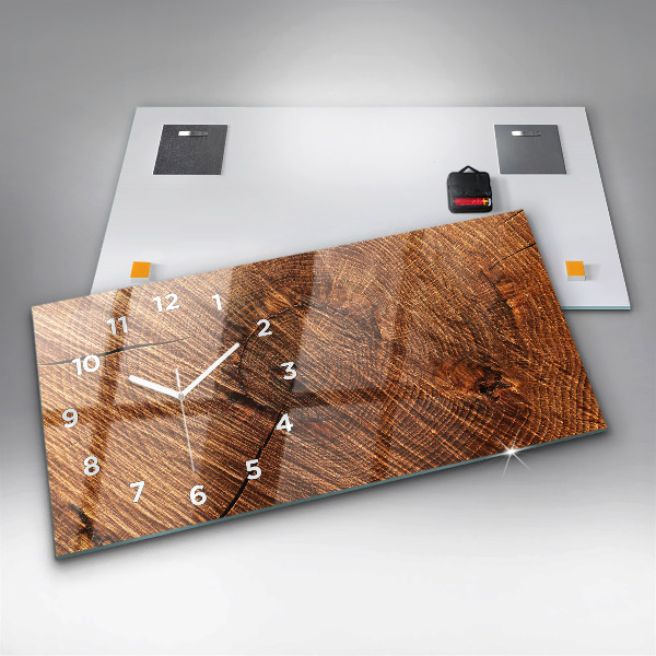 Orologio rettangolare Legno decorativo