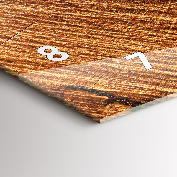 Orologio rettangolare Legno decorativo