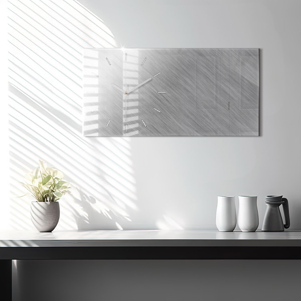 Orologio rettangolare Parete metallica