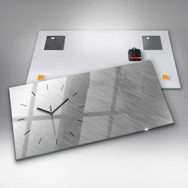 Orologio rettangolare Parete metallica