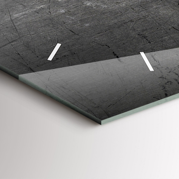 Orologio rettangolare Parete metallica