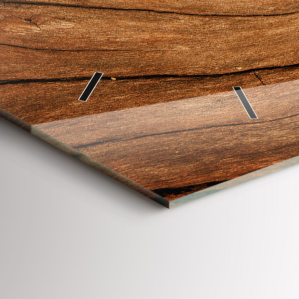 Orologio rettangolare Legno vecchio