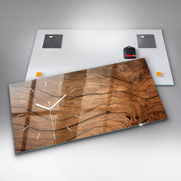 Orologio rettangolare Legno vecchio