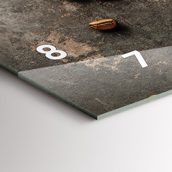 Orologi orizzontali Un sacchetto di chicchi di caffè