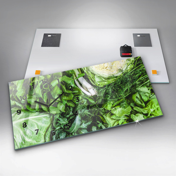 Orologi orizzontali Verdure verdi