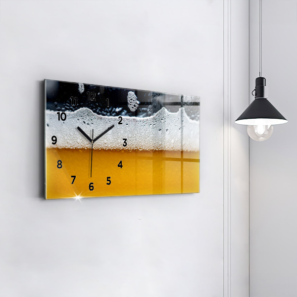 Orologi orizzontali Primo piano della birra