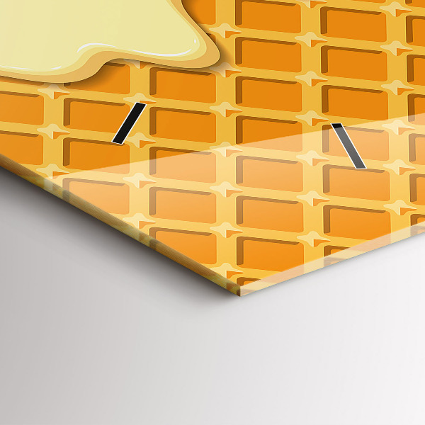 Orologi orizzontali Waffle e gelato