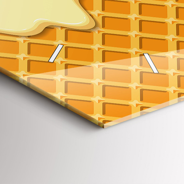 Orologi orizzontali Waffle e gelato