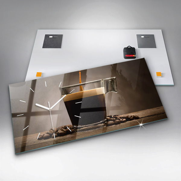 Orologi orizzontali Una tazza di caffè